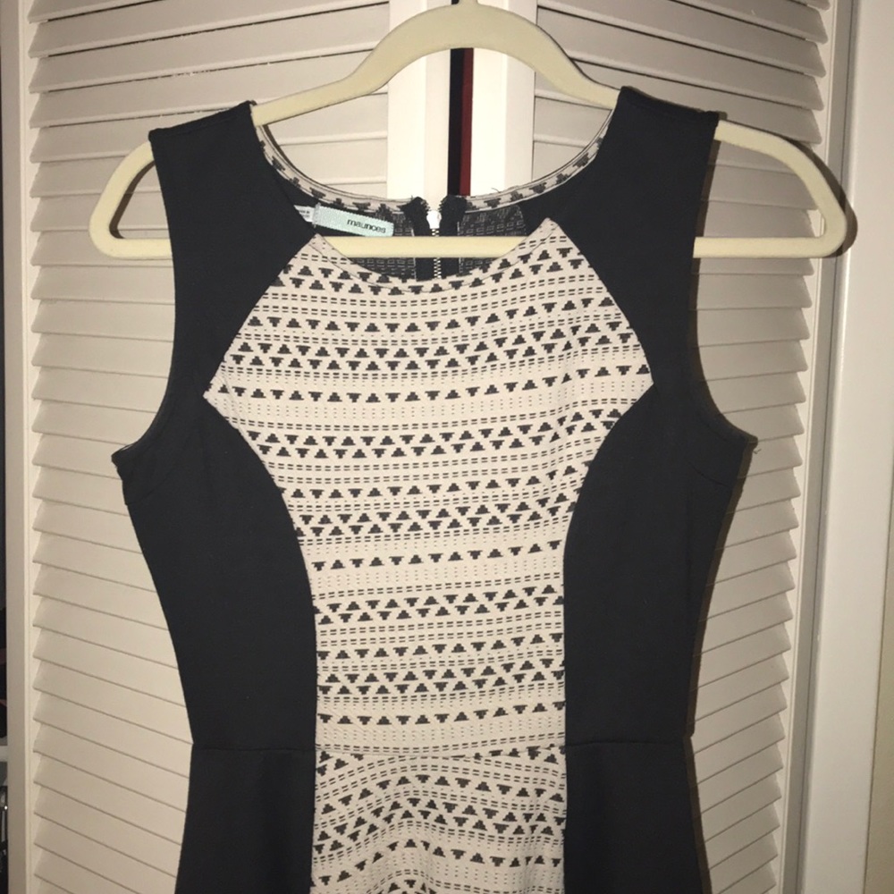 Black and white dress